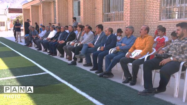 افتتاح زمین چمن مصنوعی در روستای ده‌کهنه‌روگر
