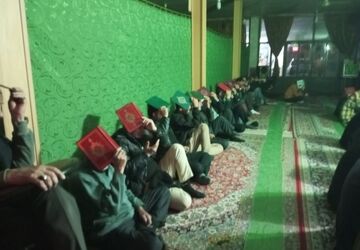 برگزاری مراسم احیا در شب دوم قدر  در مسجد ابوالفضلی نیشابور 