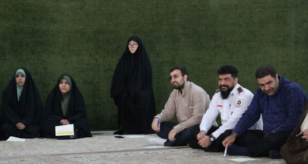 کلاس آموزشی اطفای حریق ویژه اعضای ستاد نماز جمعه محمدشهر کرج 