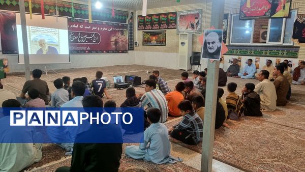 مراسم گرامیداشت شهید جهادگر حاج حمید حیدری در روستای مزرعه شهید بهشتی 