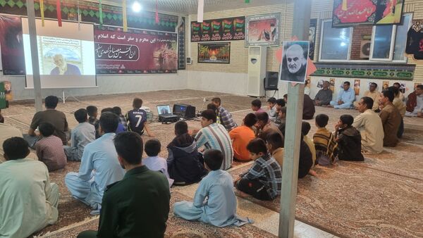 مراسم گرامیداشت شهید جهادگر حاج حمید حیدری در روستای مزرعه شهید بهشتی 