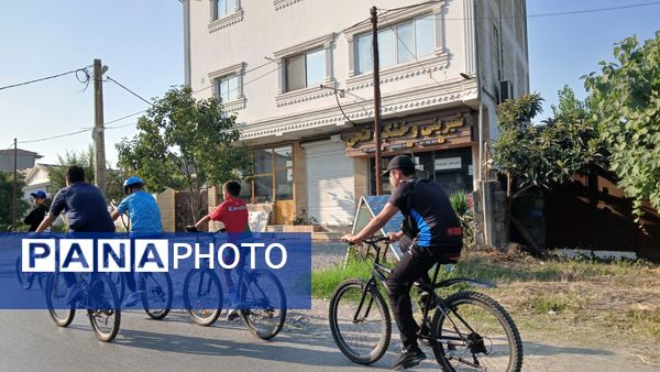 نخستین همایش دوچرخه‌سواری روستای اهلم