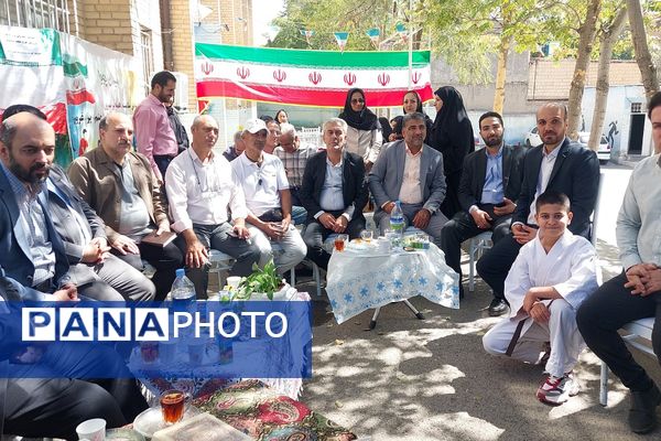 افتتاح زمین چمن مدرسه امام رضا(ع) پردیس