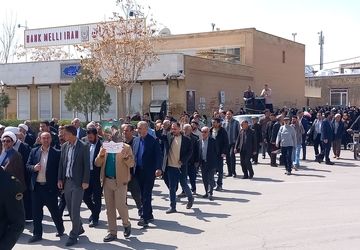 حضور پر‌شور مردم ضیاء‌آباد در راهپیمایی روز قدس