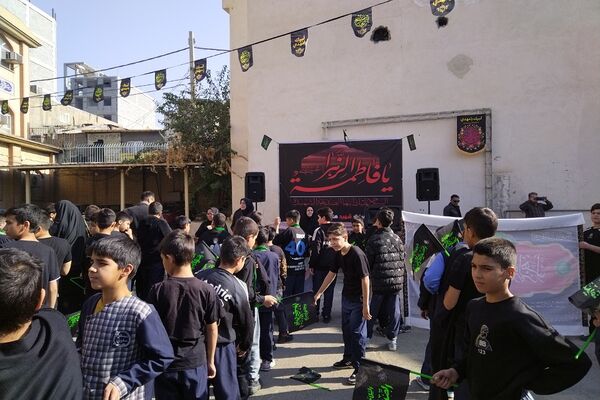 برپایی مراسم سوگواری بانوی دو عالم حضرت فاطمه (س)