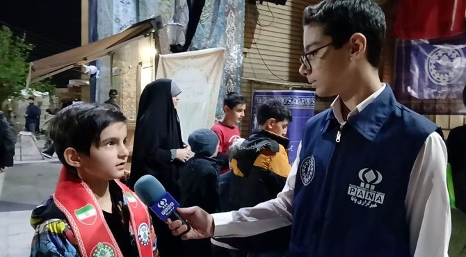 شبی پر از نور و یادگیری در موکب سازمان دانش‌آموزی شهر تهران