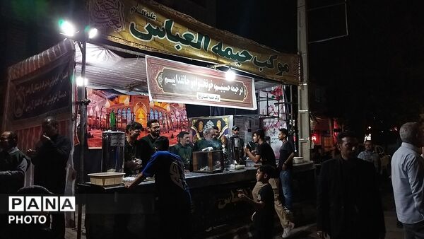 موکب خیمه العباس در دومین شب از ماه محرم ۱۴۰۵ 