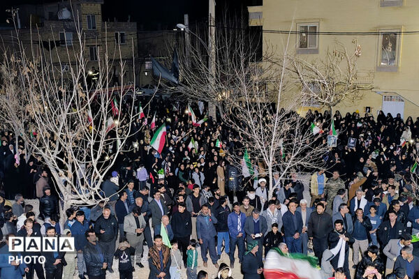 اجتماع قافله عزاداری شهرستان لردگان برای خون خواهی رهبر شهید