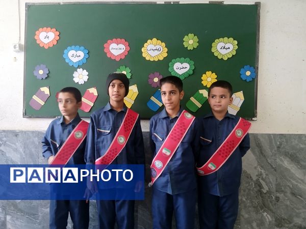 جشن  ولادت حضرت زینب(س) در دبستان عجب شیر