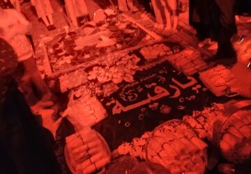 مردم فردوسیه برای حضرت رقیه (س) اشک ریختند