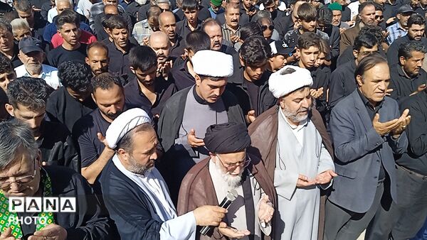 بدرقه و وداع همراه با تشیع شهید سید مصطفی حسینی