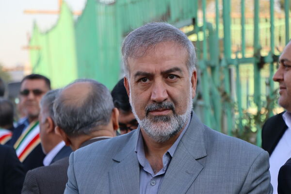 خشت گذاری ۲ مدرسه در ناحیه یک شهرستان بهارستان