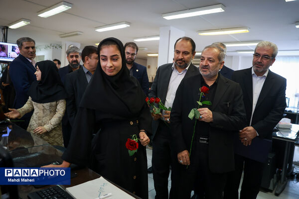حضور وزیر آموزش و پرورش در خبرگزاری پانا به‌مناسبت روز خبرنگار