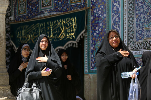 عرض تسلیت دسته‌های عزاداری سالروز شهادت امام باقر(ع) به کریمه اهل بیت