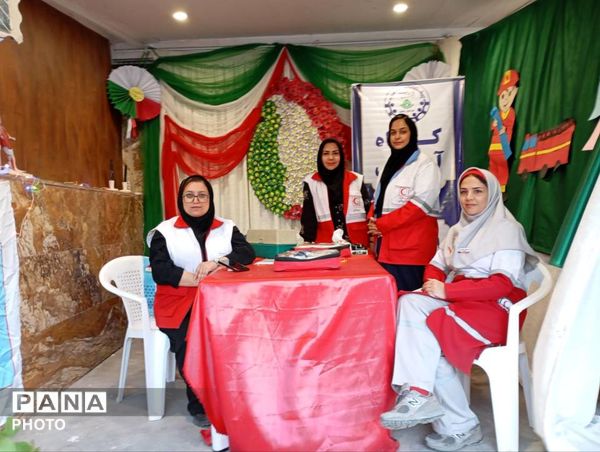 آیین افتتاحیه پاتوق نوجوانانه برمدار ایران سازمان دانش آموزی خراسان رضوی