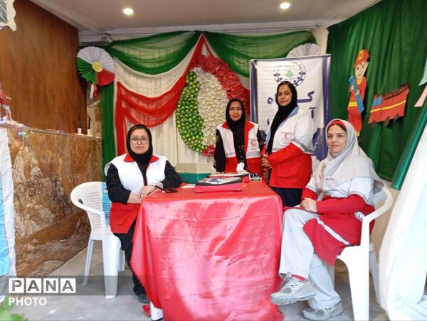 آیین افتتاحیه پاتوق نوجوانانه برمدار ایران سازمان دانش آموزی خراسان رضوی