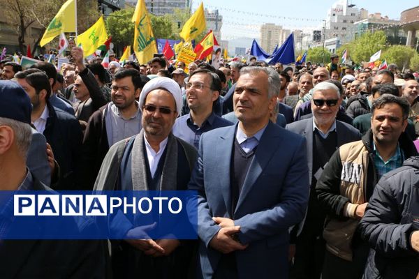 خروش دانشجویی و فریاد آزادی قدس در خیابان‌های غیرت مشهد