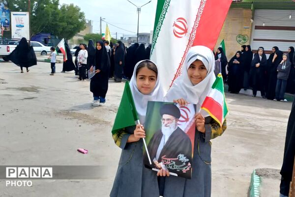 حضور فرزندان انقلاب بیرم در راهپیمایی روز قدس