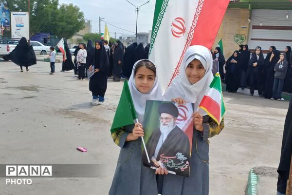 حضور فرزندان انقلاب بیرم در راهپیمایی روز قدس
