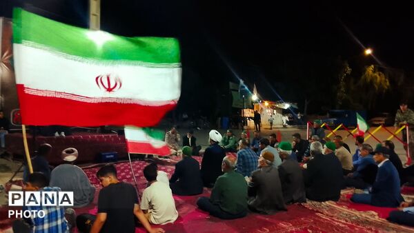 حال و هوای حسینیه شهدای شهر بار در اولین شب محرم 