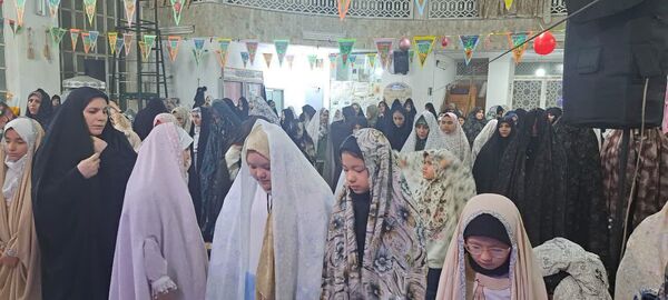 برپایی اعتکاف در مسجد جامع روستای صرم قم