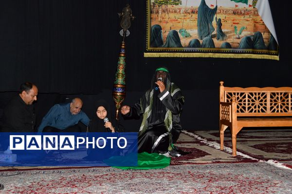 مراسم شب‌دهم محرم در هیئت فرهنگیان  نیشابور
