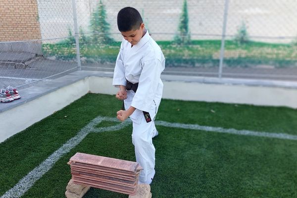 افتتاح زمین چمن مدرسه امام رضا(ع) پردیس