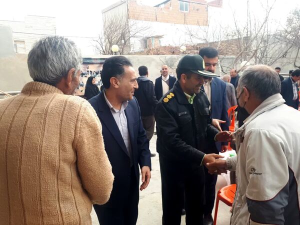 حضور سرپرست فرمانداری سملقان در خانه سالمندان این شهر