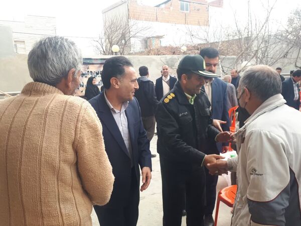 حضور سرپرست فرمانداری سملقان در خانه سالمندان این شهر
