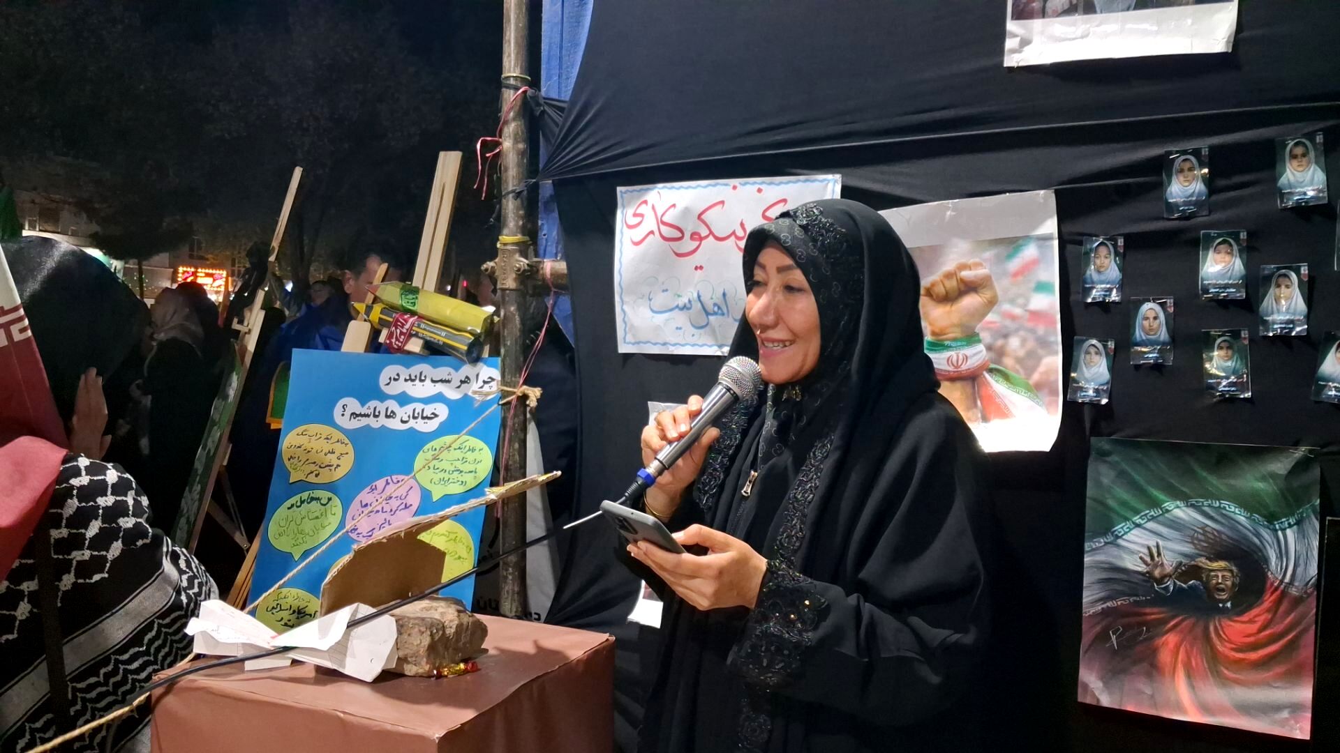 موکب فرهنگی دبیرستان نمونه وکیلی ۱۰ در حسینیه فضل 