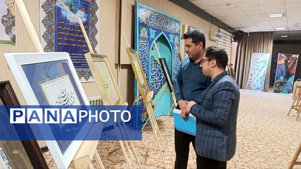 افتتاح نمایشگاه هنری دانش‌آموزی در دبستان دوره دوم سلیمانی