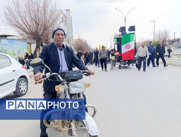 راهپیمایی ۲۲ بهمن در مشهدمرغاب