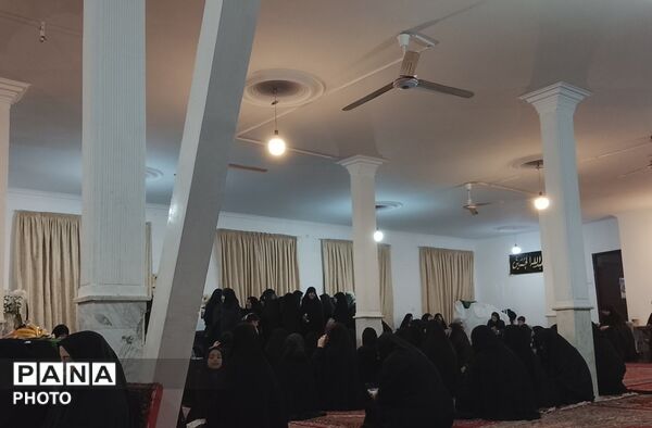 مراسم هفتم شهید یاسر زروندی در مسجد امام حسین (ع) 