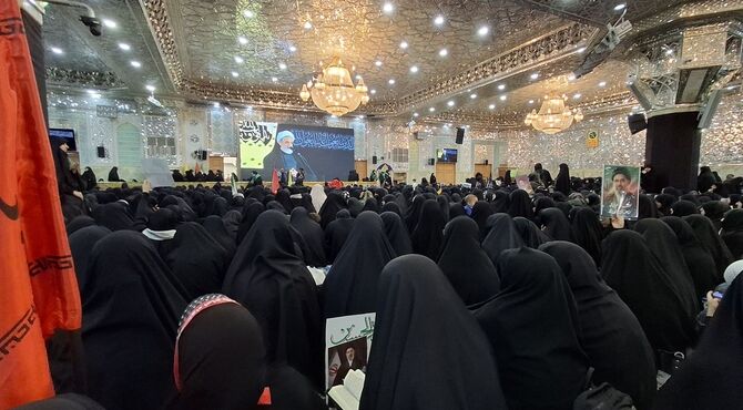 حریم ری آمیخته به یاد رهبر شهید انقلاب؛ مراسمی آکنده از عهد وفاداری و اندوه روشن