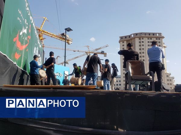 تجمع مشهدی‌ها در فراق سیدالشهدای خدمت