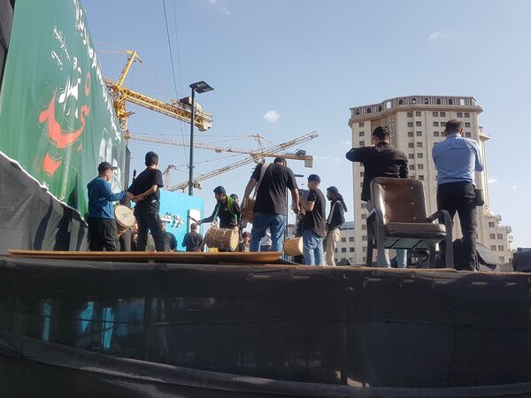 تجمع مشهدی‌ها در فراق سیدالشهدای خدمت