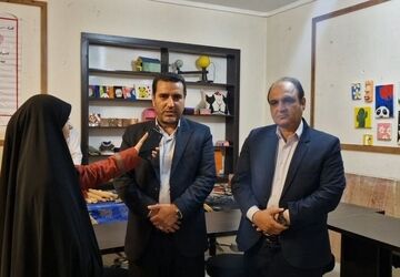 افتتاح کارگاه و آزمایشگاه مدرسه مرضیه شهرستان دشتستان