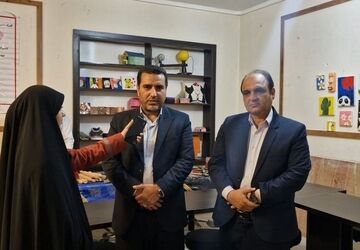 افتتاح کارگاه و آزمایشگاه مدرسه مرضیه شهرستان دشتستان
