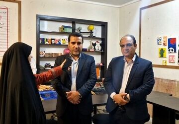 افتتاح کارگاه و آزمایشگاه مدرسه مرضیه شهرستان دشتستان