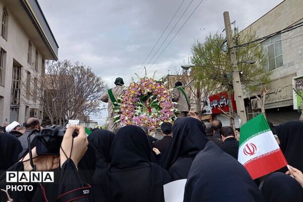 قرچک میزبانِ پیکر خادمِ شهید 