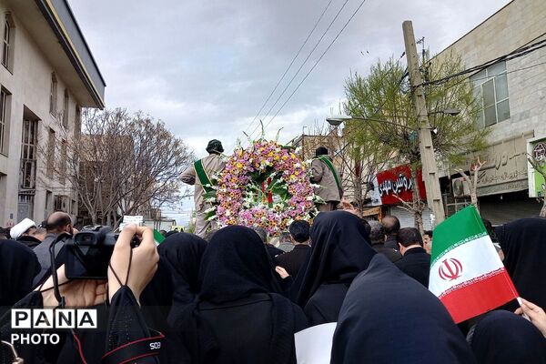 قرچک میزبانِ پیکر خادمِ شهید 