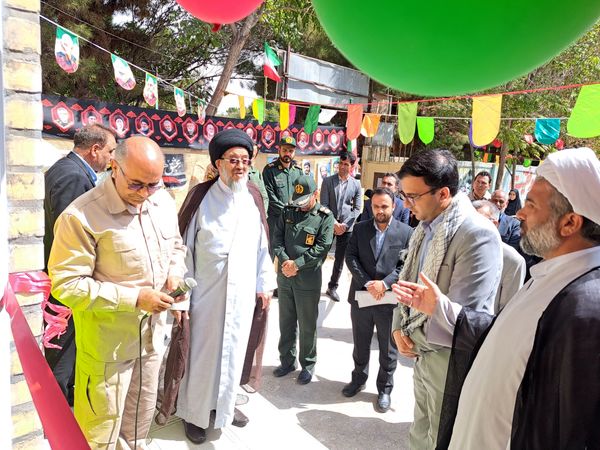 آیین بازگشایی مدارس و افتتاح نماز خانه، در آموزشگاه تکتم باخرز