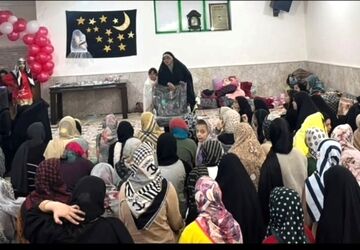 مراسم اعتکاف در مسجد و حسینیه ابالفضل العباس(ع) تبادکان