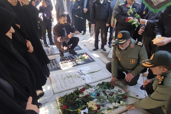 سومین سالگرد شهید علی‌اکبر رنجبر در گلزار شهدای شیراز