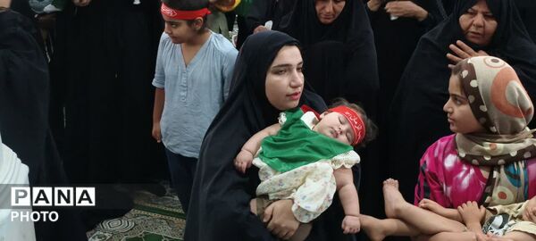 مراسم شیرخوارگان حسینی در گچساران 
