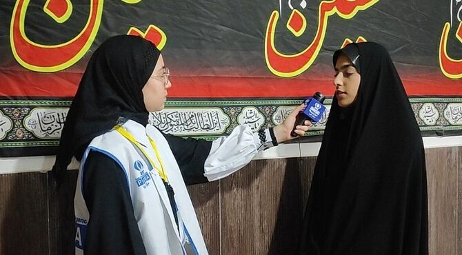 نوای «لبیک یا حسین» از زبان نسل آینده