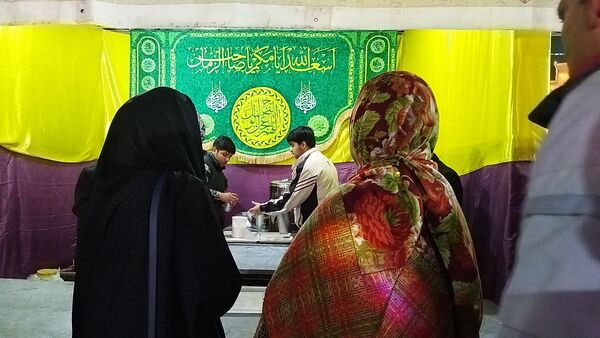 حضور نوجوانان و جوانان در فعالیت موکب امیر المومنین نیشابور 