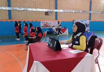 مسابقات مینی‌والیبال دختران شهرستان شهریار