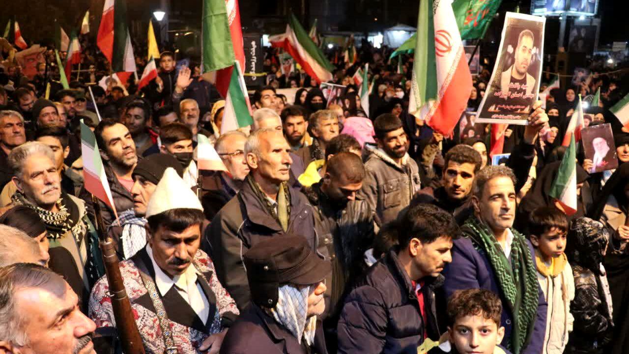 برگزاری هفدهمین شب عزاداری رهبر انقلاب اسلامی در نورآباد