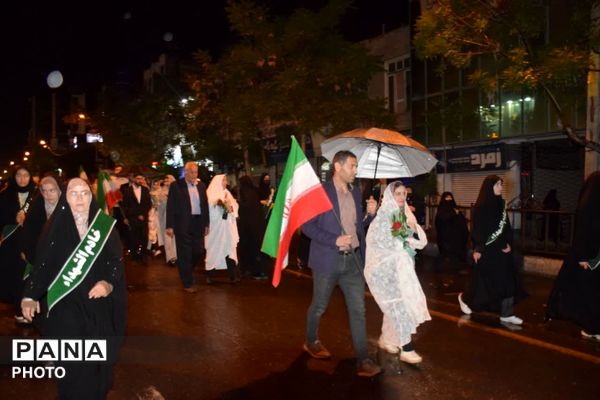 طنین خطبه عقد بیست زوج جانفدای ایران در شب‌های بعثت مردم مرند 
